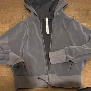 Lululemon Athletica brushes softstreme hoodie Zip-Up Jacket